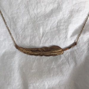 Feather necklace